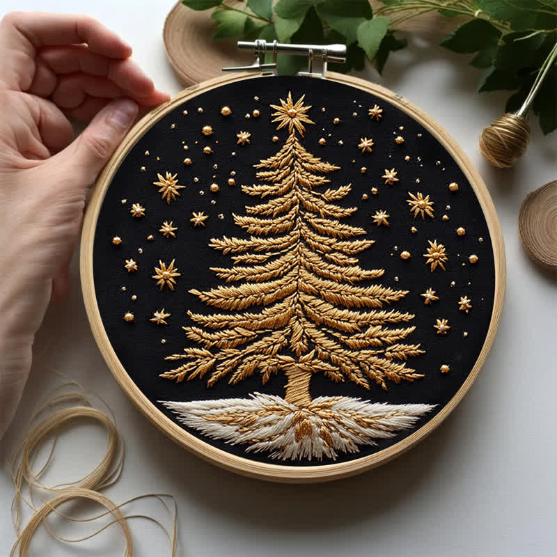 Rubbyoo Embroidery Kit - Christmas tree1 - image 14