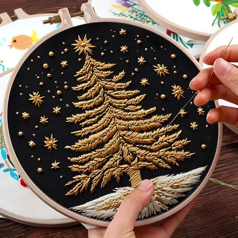 Rubbyoo Embroidery Kit - Christmas tree1 - image 15