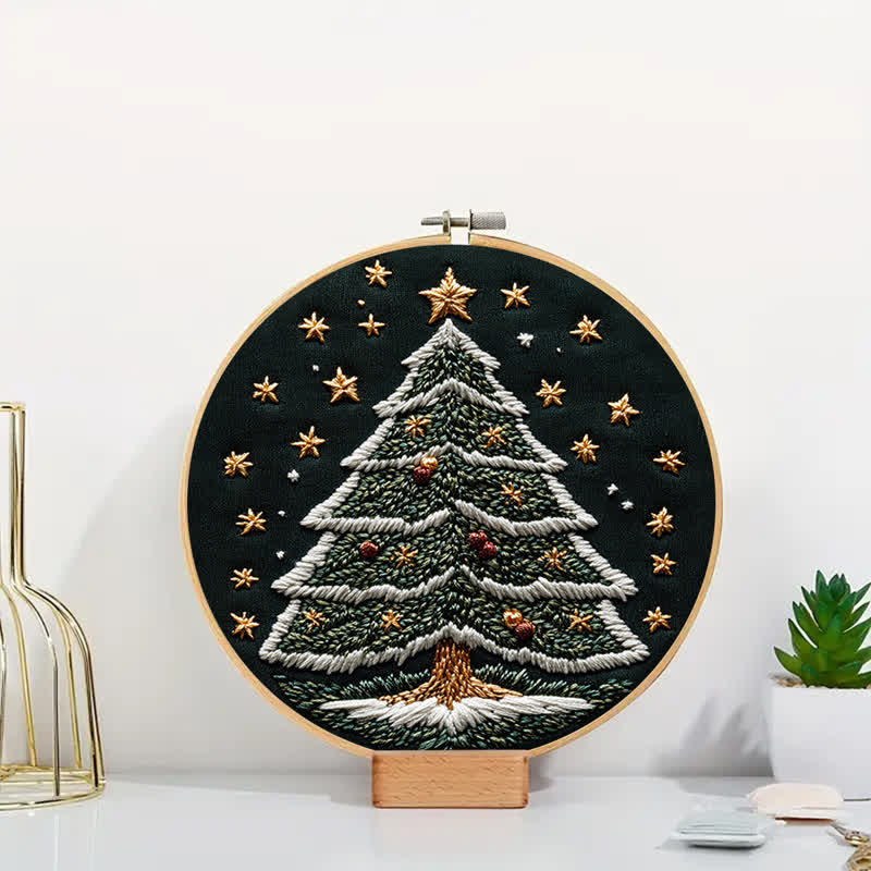 Rubbyoo Embroidery Kit - Christmas tree2 - image 3