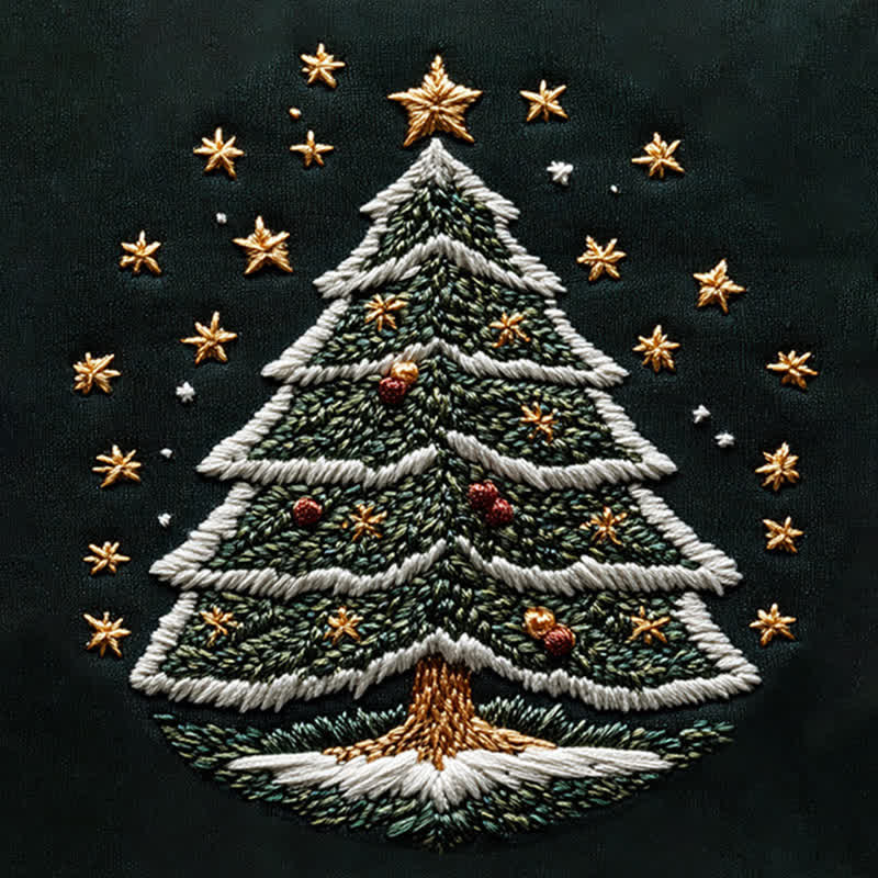 Rubbyoo Embroidery Kit - Christmas tree2 - image 15