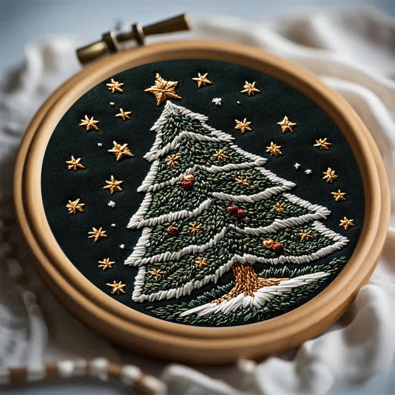 Rubbyoo Embroidery Kit - Christmas tree2 - image 11