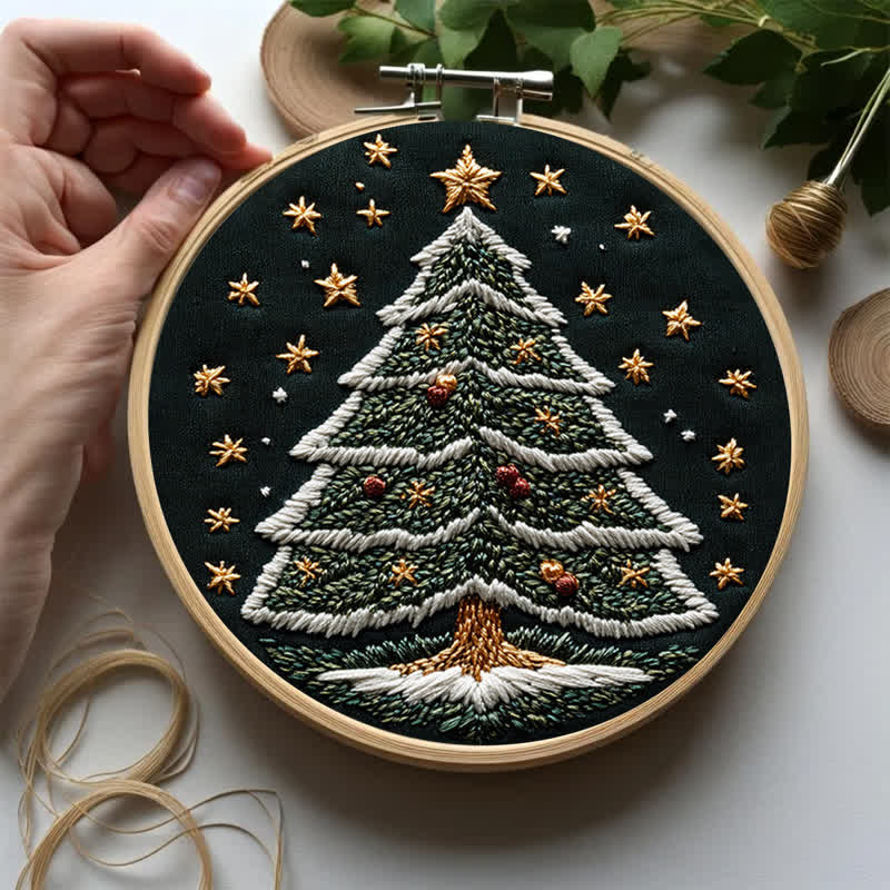 Rubbyoo Embroidery Kit - Christmas tree2 - image 14