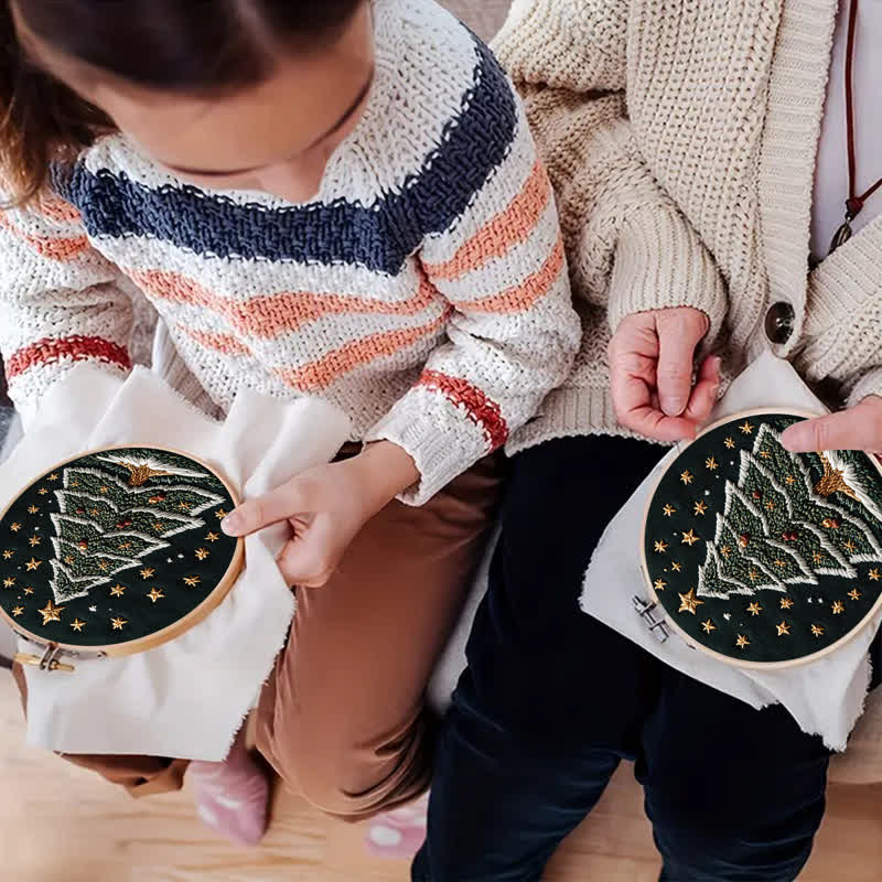 Rubbyoo Embroidery Kit - Christmas tree2 - image 9