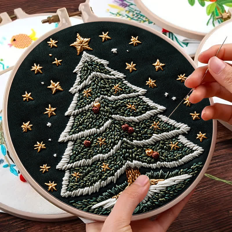 Rubbyoo Embroidery Kit - Christmas tree2 - image 17