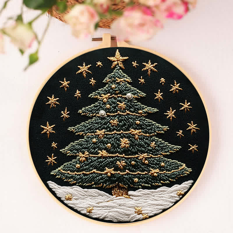 Rubbyoo Embroidery Kit - Christmas tree3 - image 7