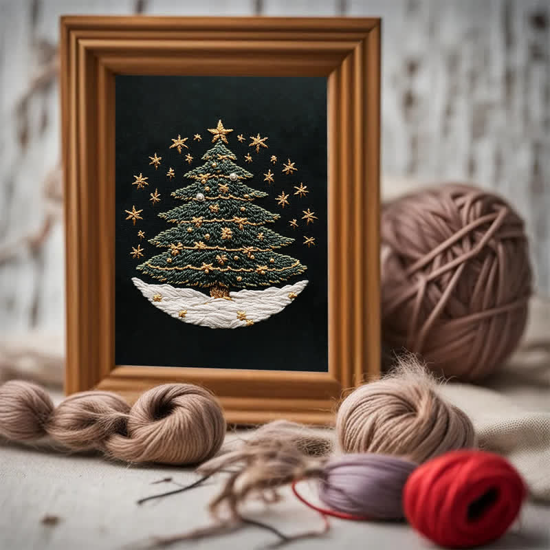 Rubbyoo Embroidery Kit - Christmas tree3 - image 5