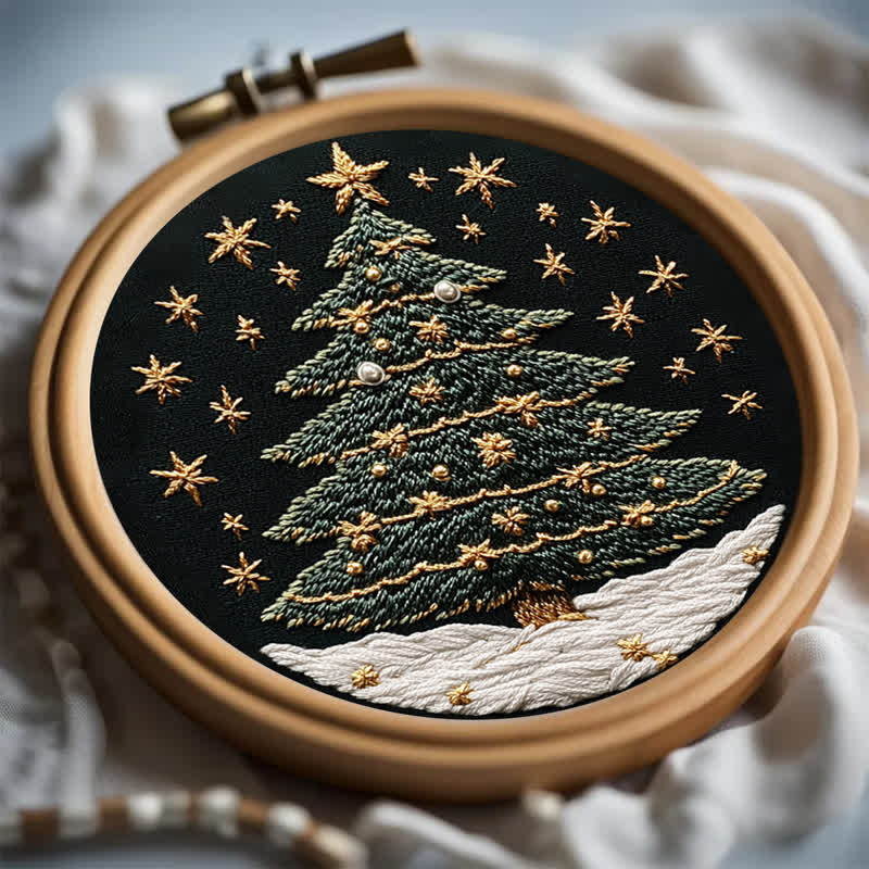 Rubbyoo Embroidery Kit - Christmas tree3 - image 12
