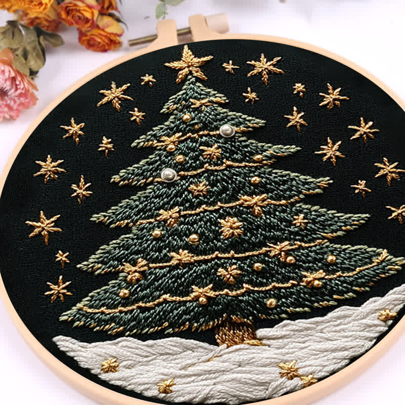 Rubbyoo Embroidery Kit - Christmas tree3 - image 17