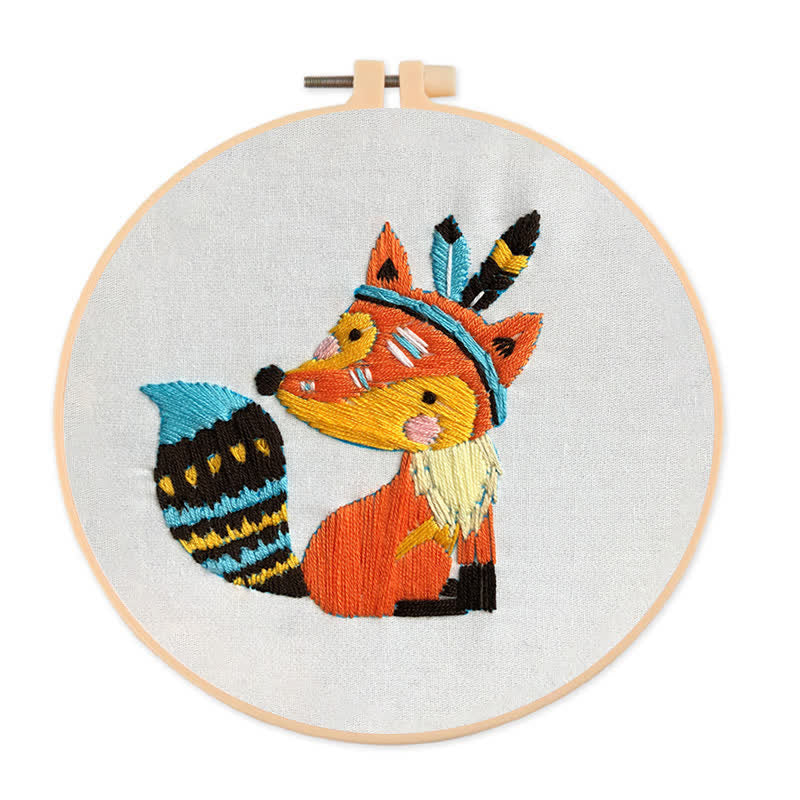 Rubbyoo Embroidery Kit - Cute Fox - image 2