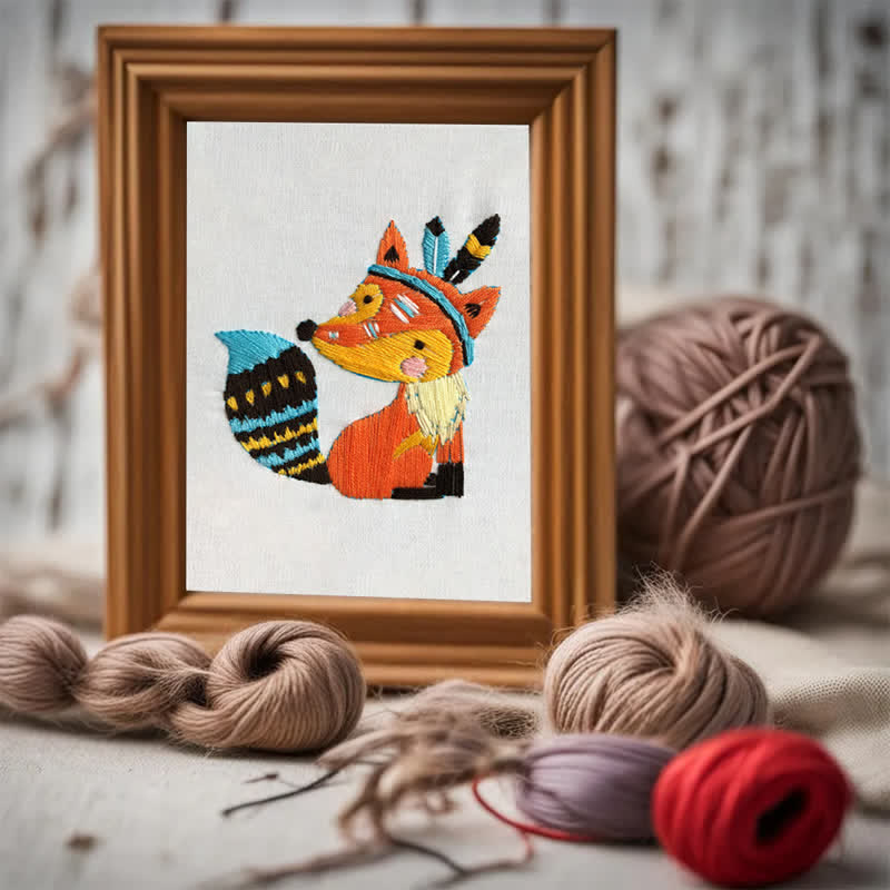 Rubbyoo Embroidery Kit - Cute Fox - image 7
