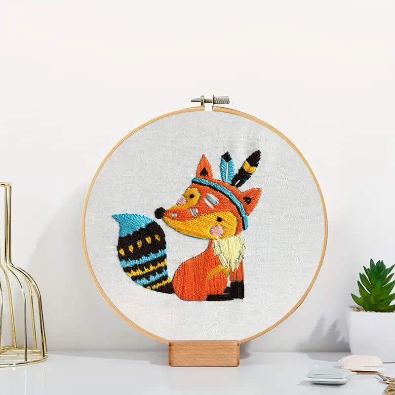 Rubbyoo Embroidery Kit - Cute Fox - image 6