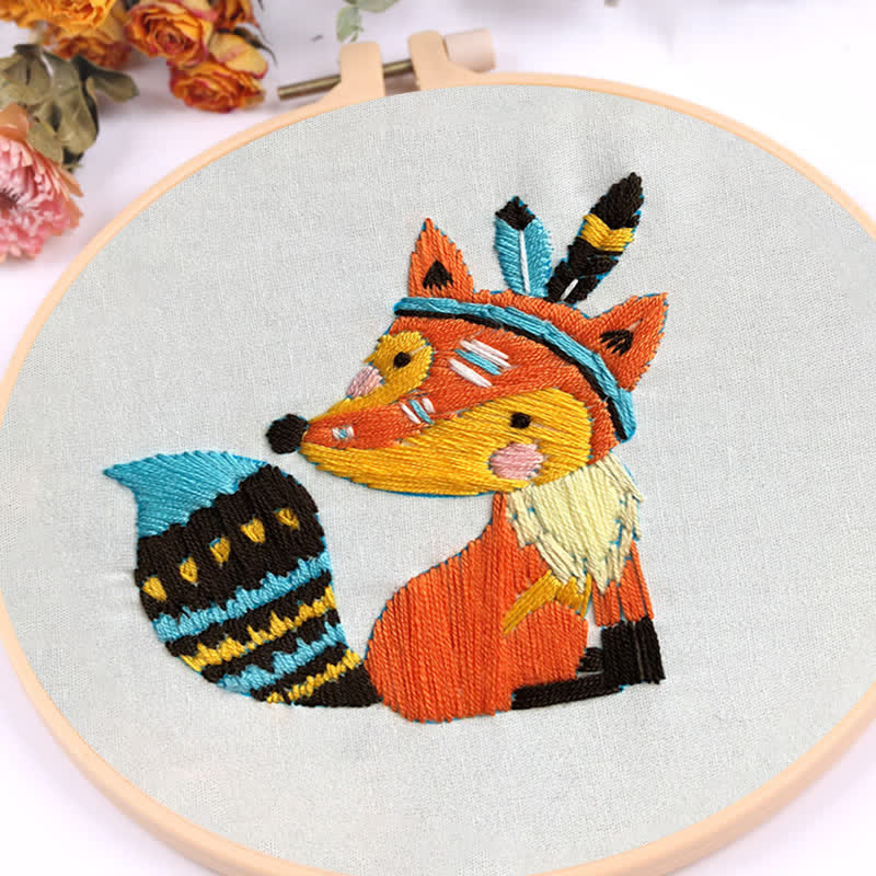 Rubbyoo Embroidery Kit - Cute Fox - image 17