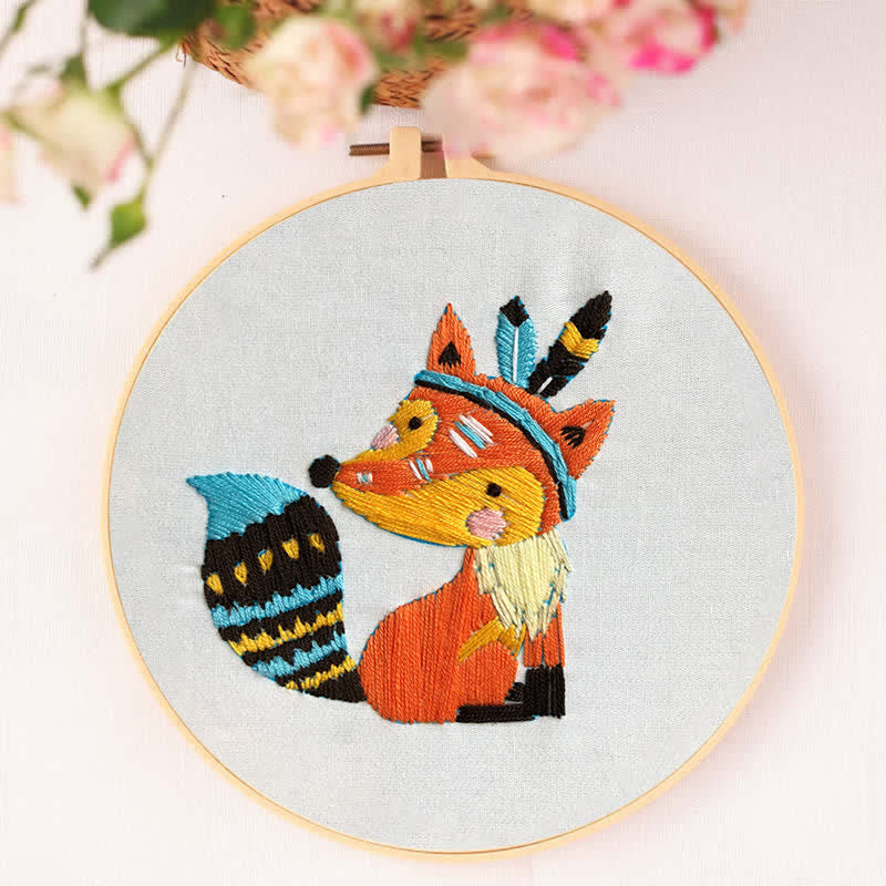Rubbyoo Embroidery Kit - Cute Fox - image 10