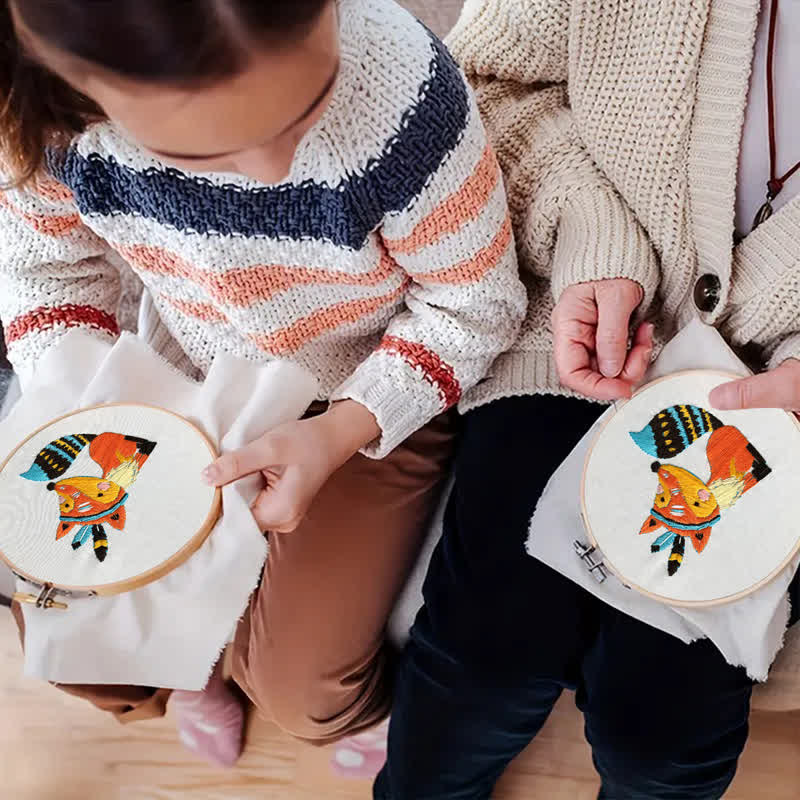Rubbyoo Embroidery Kit - Cute Fox - image 12
