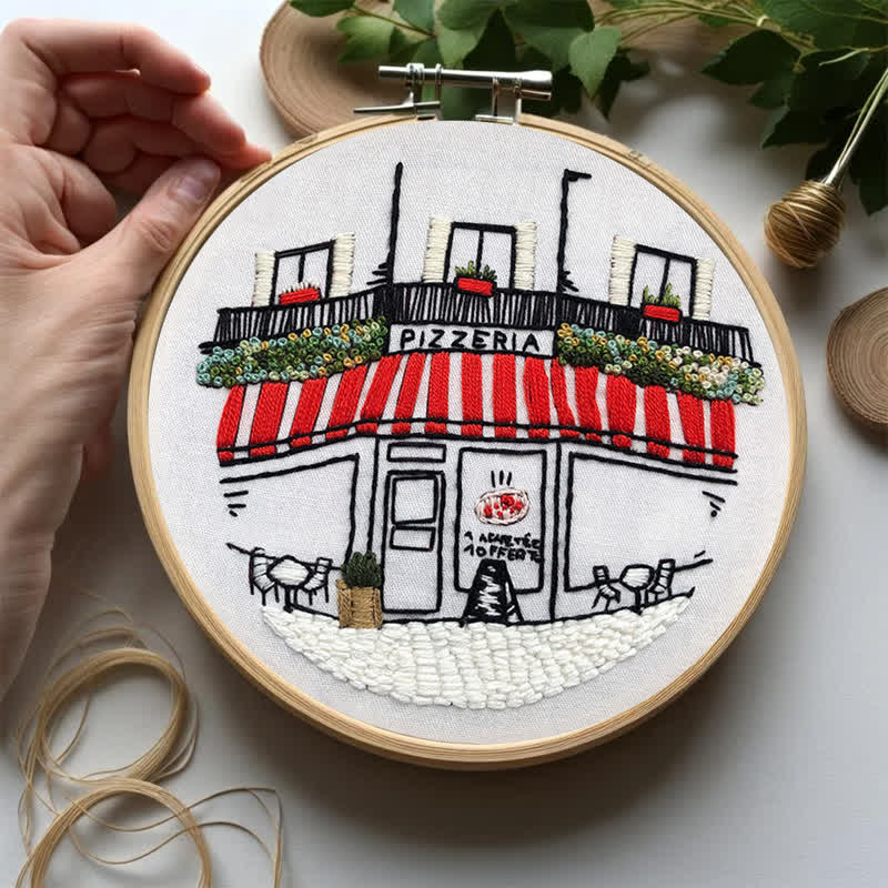 Rubbyoo Embroidery Kit - DIY Pizza Store - image 14