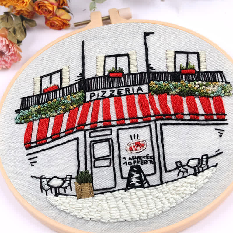 Rubbyoo Embroidery Kit - DIY Pizza Store - image 18