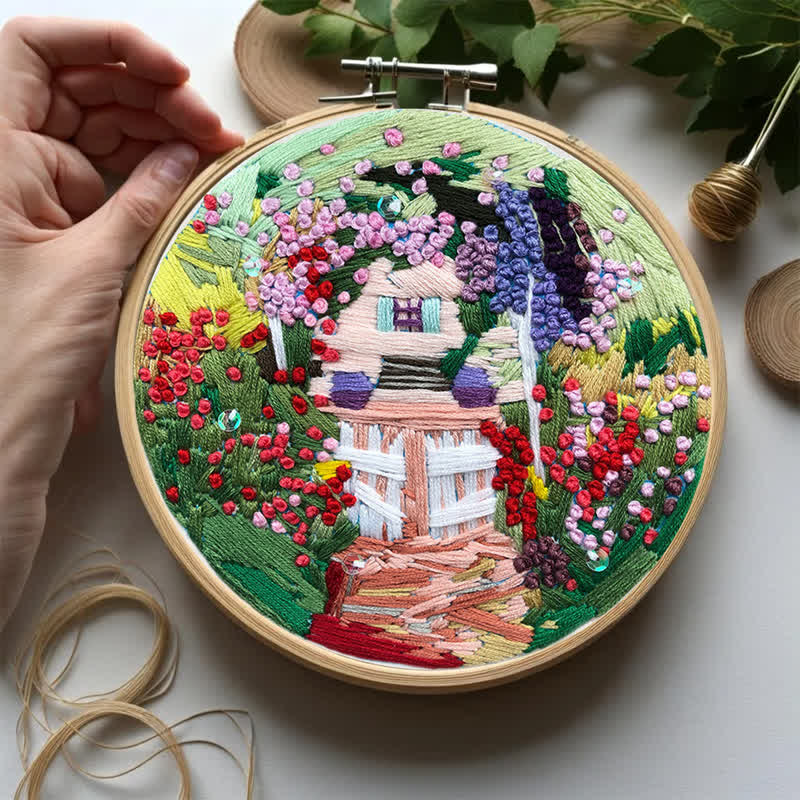 Rubbyoo Embroidery Kit - Secret Garden, House - image 5