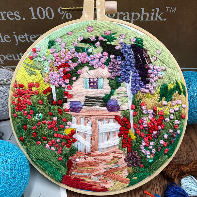 Rubbyoo Embroidery Kit - Secret Garden, House - image 3