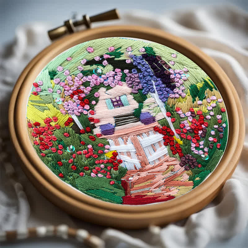 Rubbyoo Embroidery Kit - Secret Garden, House - image 12