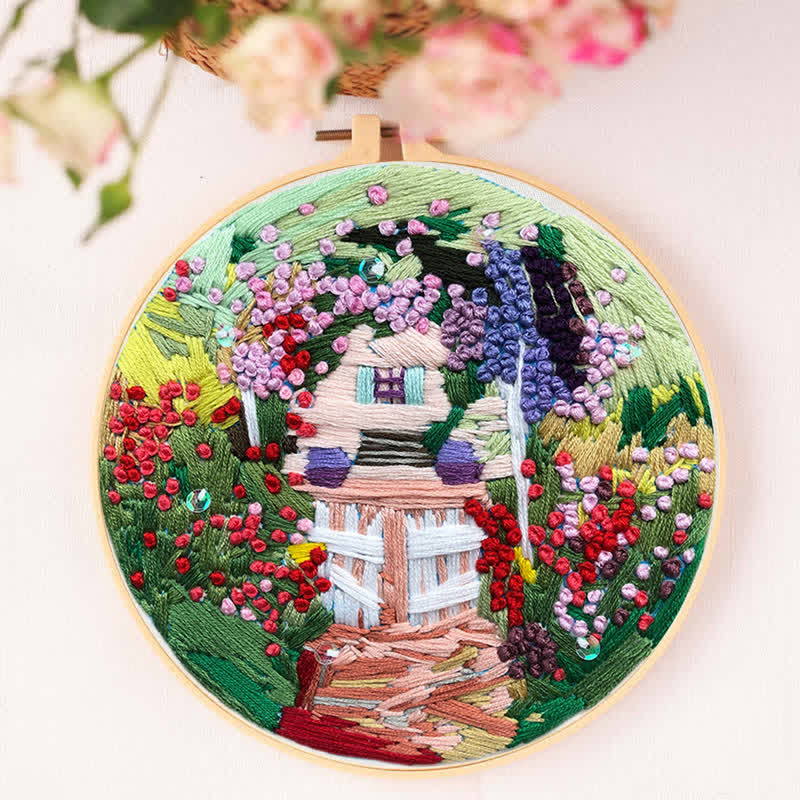 Rubbyoo Embroidery Kit - Secret Garden, House - image 7
