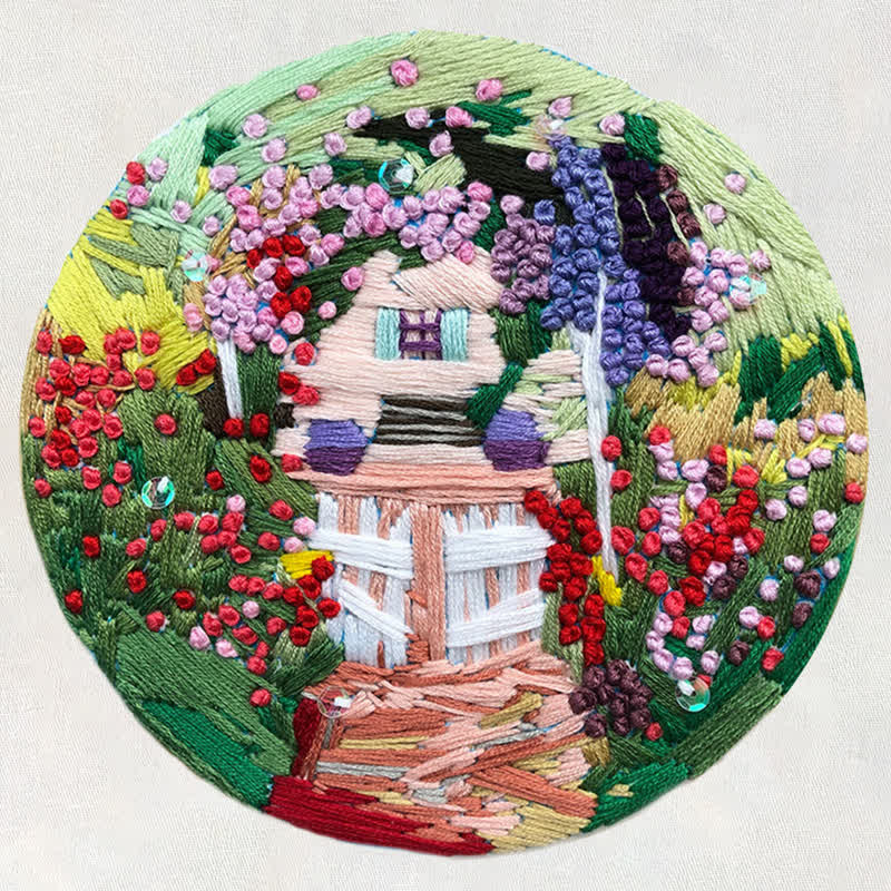 Rubbyoo Embroidery Kit - Secret Garden, House - image 21