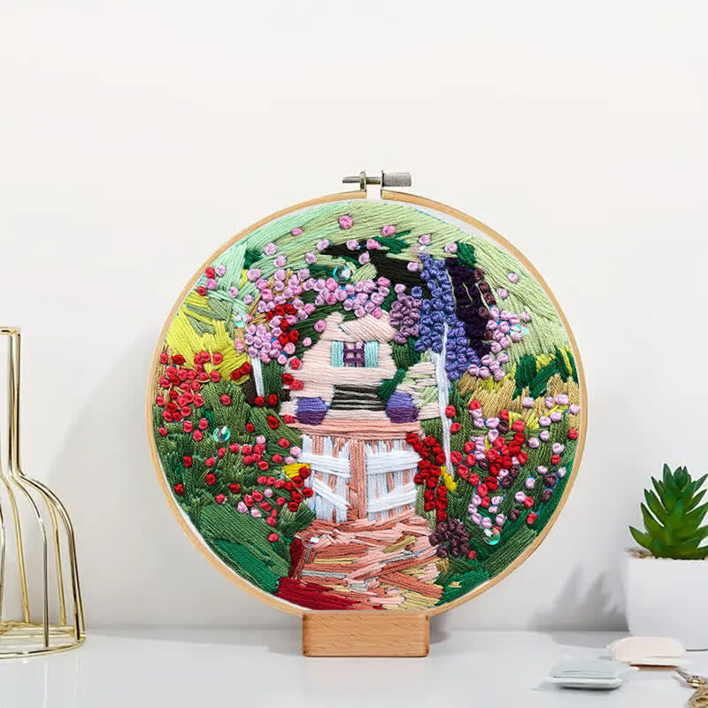 Rubbyoo Embroidery Kit - Secret Garden, House - image 17