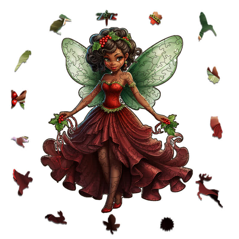 Rubbyoo Majestic Black Little Girl - Wooden Jigsaw Puzzle - image 2
