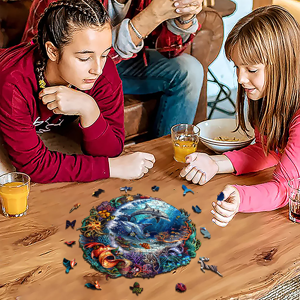 Rubbyoo Marine animals - Wooden Jigsaw Puzzle - image 4