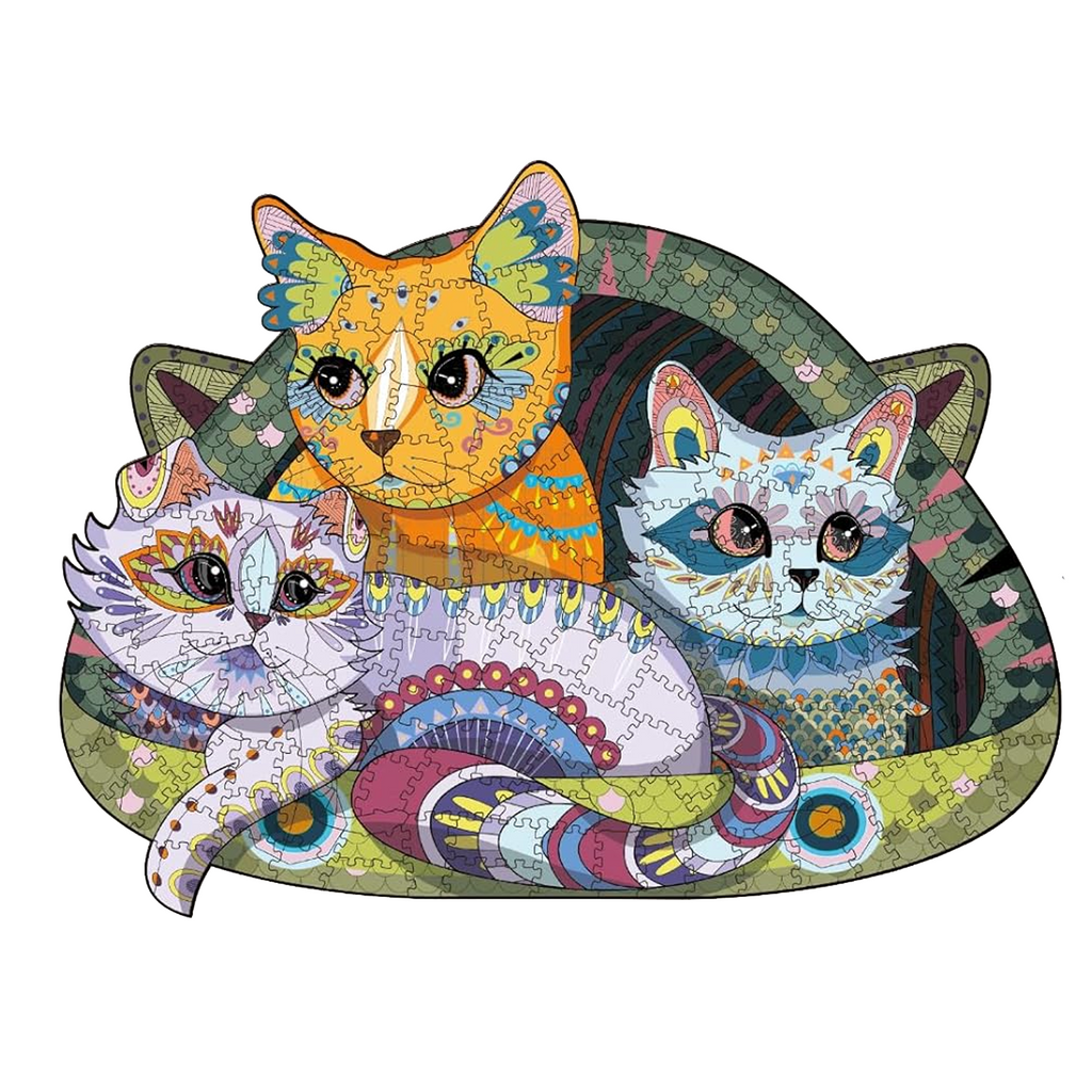 Cat nest - Wooden Jigsaw Puzzle - L (300pcs) - image 1