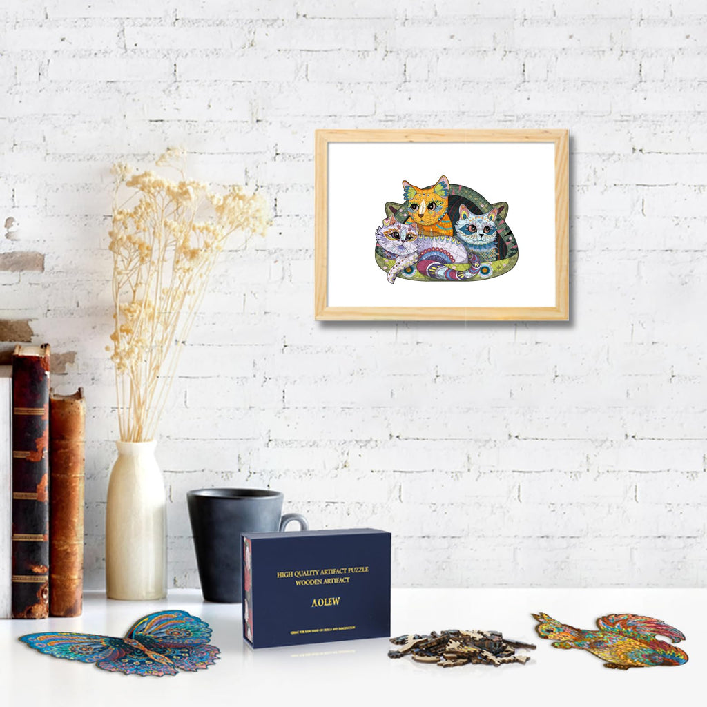 Cat nest - Wooden Jigsaw Puzzle - image 4