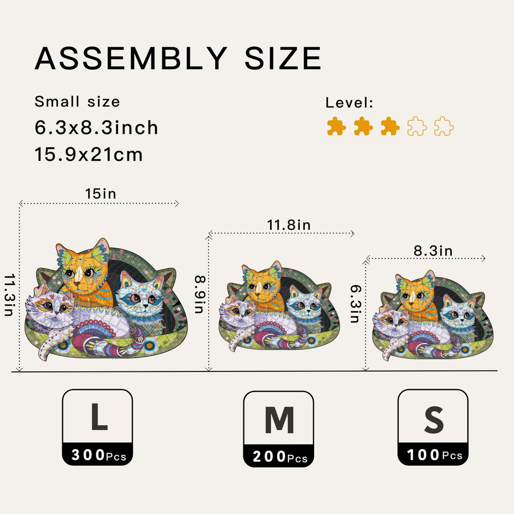 Cat nest - Wooden Jigsaw Puzzle - image 2