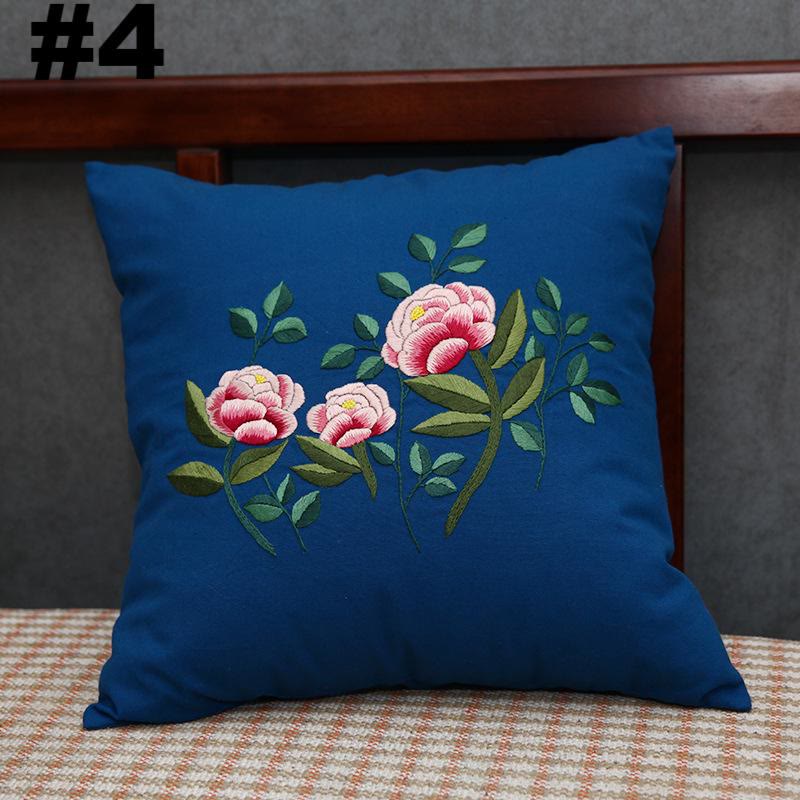 Embroidered Pillow Case Kits  | Wedding Living Room Gift | Diy Sewing Cushion Cover - #4 - image 4