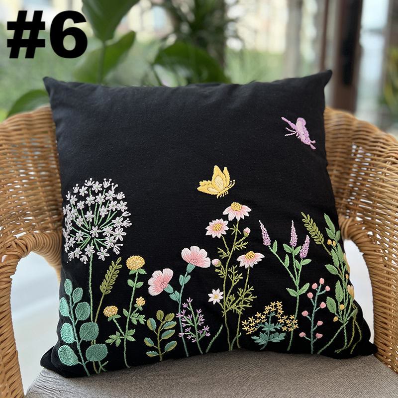 Embroidered Pillow Case Kits  | Wedding Living Room Gift | Diy Sewing Cushion Cover - #6 - image 6