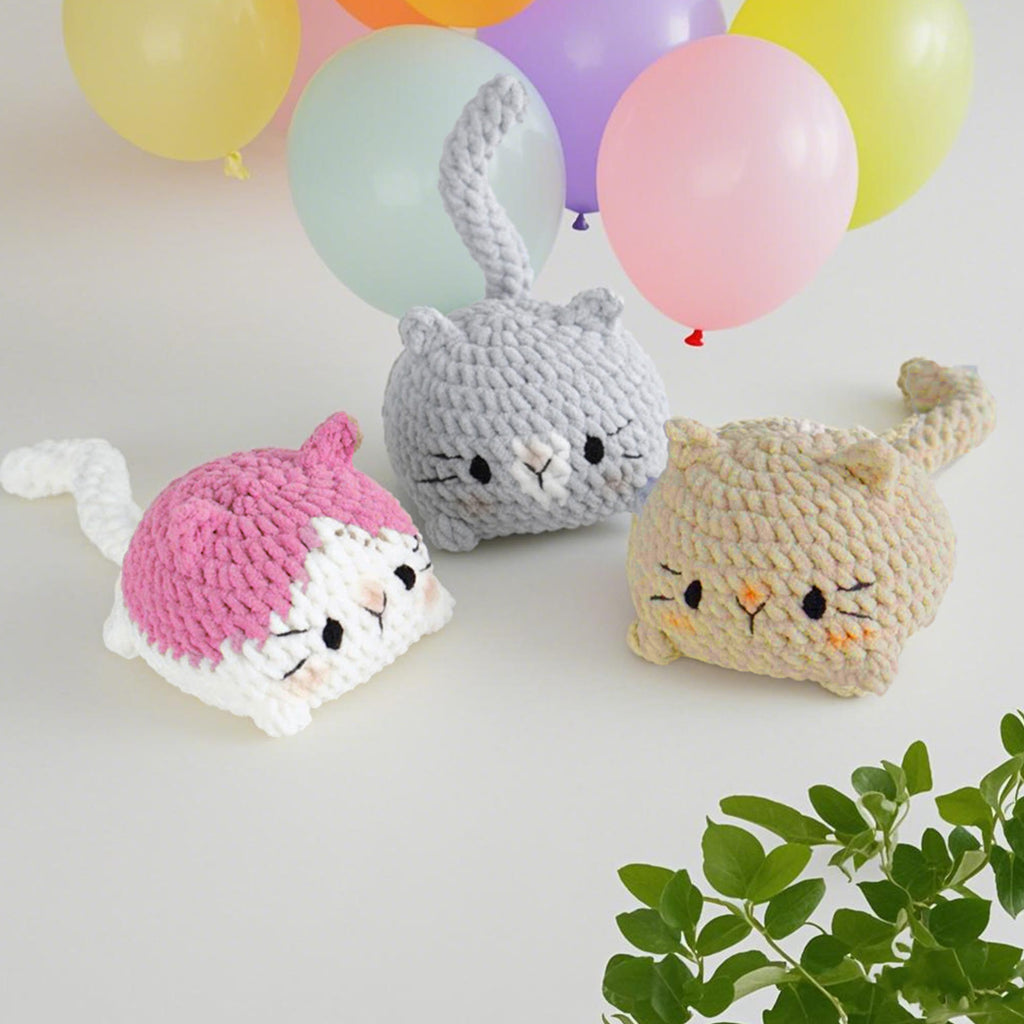 DIY  Handmade Mini Cat Series Crochet Kit - Lovely Cat Collection | Unique Bag Accessories - image 2