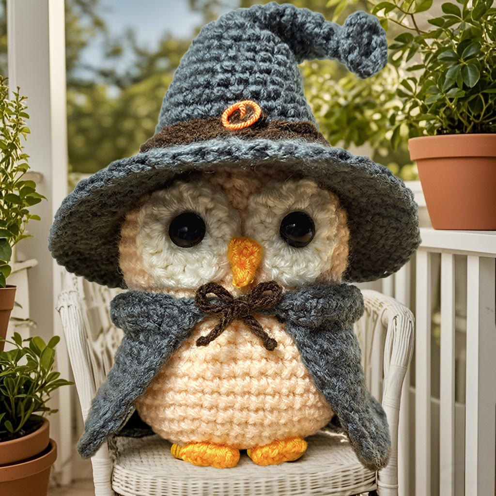 DIY Handmade Magic Owl Crochet Kit - Decorative Handicraft Doll | Diy Gift For Holiday - Handmade Magic Owl Crochet Kit - image 0