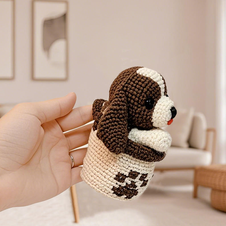  Diy Handmade Dog Crochet Kit - Lovely Puppy Craft | Unique Present For Puppy Lovers - image 2