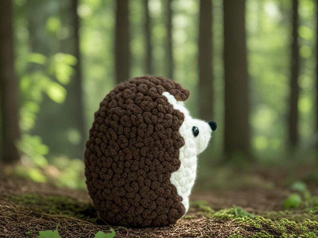  Diy Handmade Hedgehog Crochet Kit - Cute Animal Doll | Beginner Friendly Needlework - image 1
