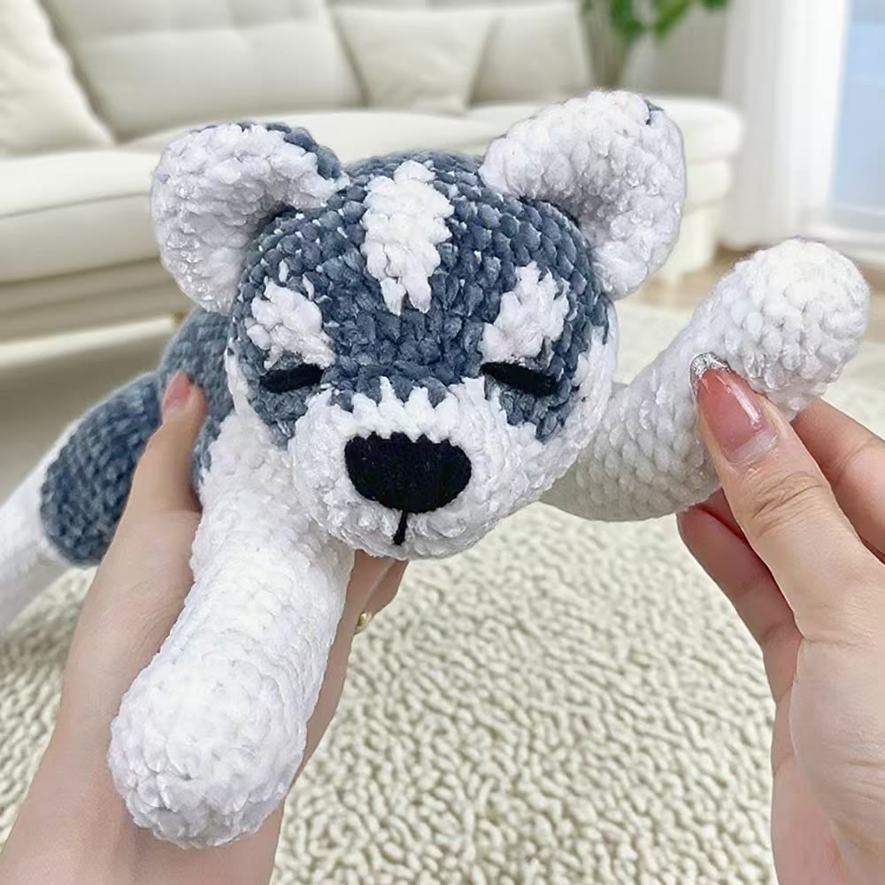 Diy Handmade Husky Crochet Kit - Easy Puppy Handicraft | Animal Gifts For Friends - image 3
