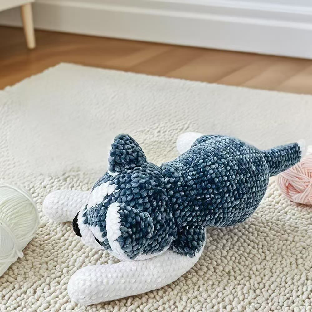 Diy Handmade Husky Crochet Kit - Easy Puppy Handicraft | Animal Gifts For Friends - image 12