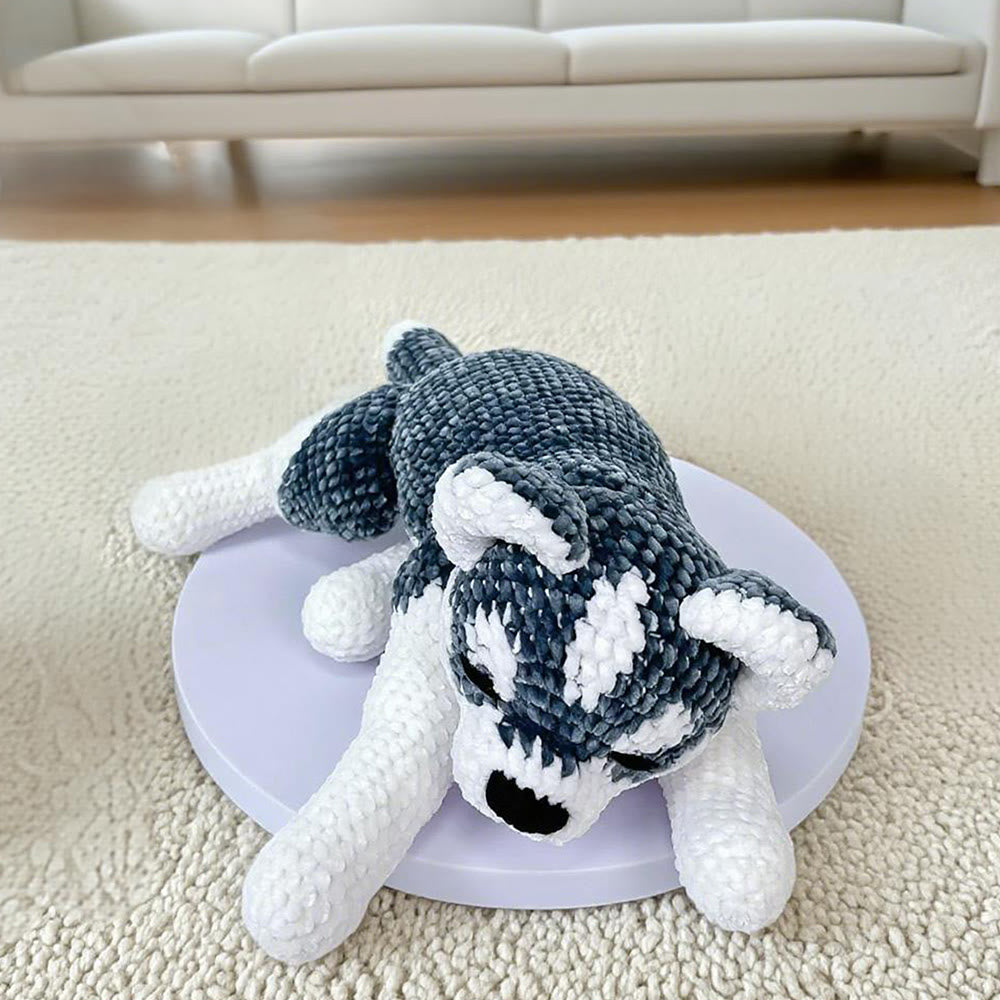 Diy Handmade Husky Crochet Kit - Easy Puppy Handicraft | Animal Gifts For Friends - image 5