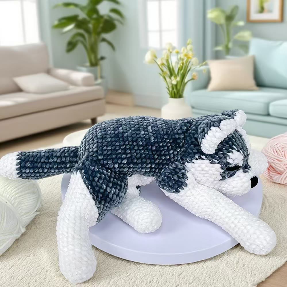 Diy Handmade Husky Crochet Kit - Easy Puppy Handicraft | Animal Gifts For Friends - image 11