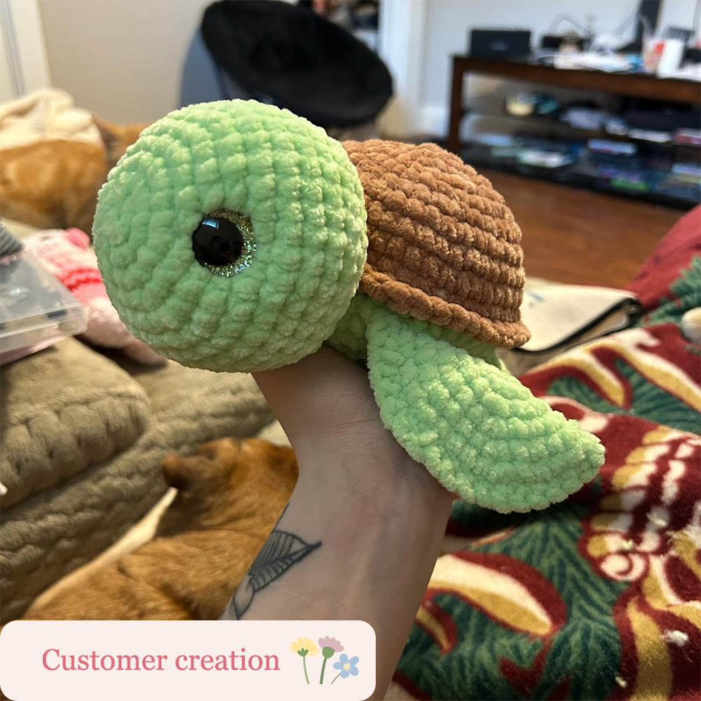Diy Handmade Turtle Crochet Kit - Easy Crochet Toy |  Handmade Plush Doll Gifts - image 3