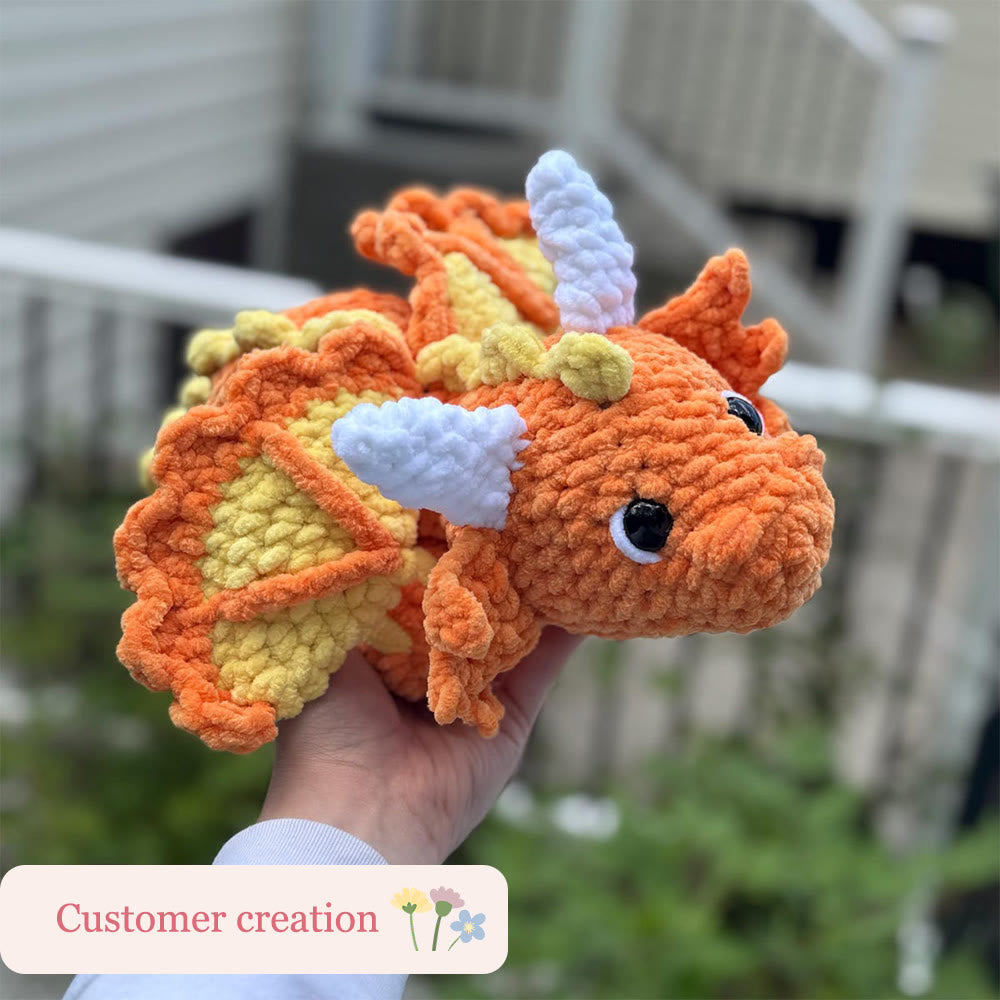 Diy Handmade Combo Dragon Series Crochet Kit - Crochet Plush Doll | Beginner Needlework Set  - image 5