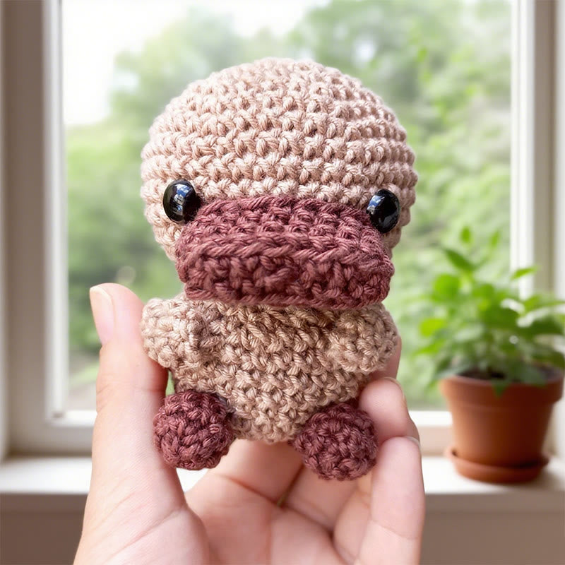 Diy Handmade Tiny Platypus Crochet Kit - Adorable Animal Craft | Nice Handmade Gifts For Kids - image 1