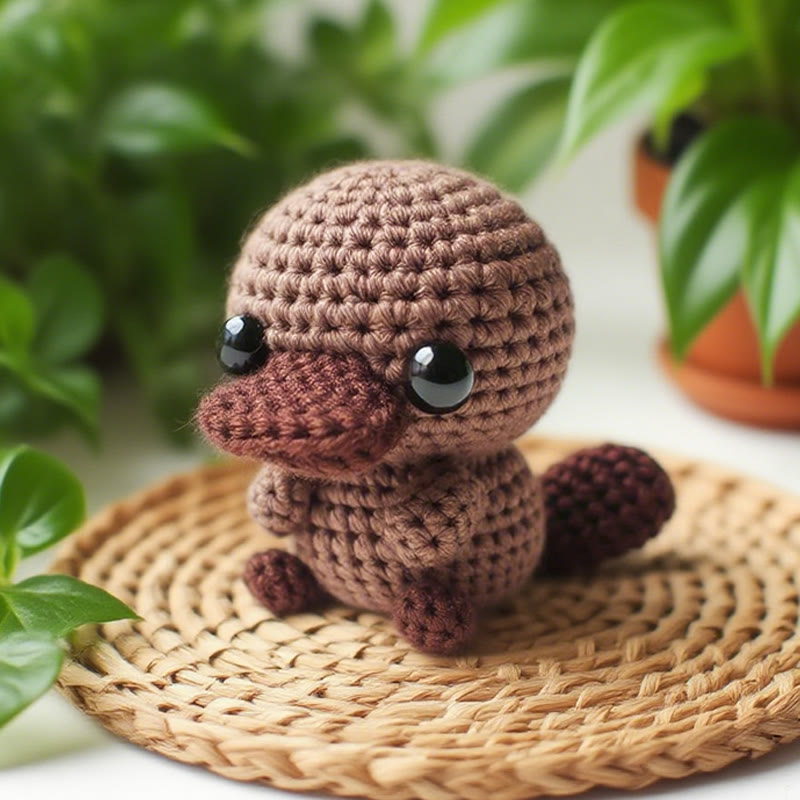 Diy Handmade Tiny Platypus Crochet Kit - Adorable Animal Craft | Nice Handmade Gifts For Kids - Diy Handmade Tiny Platypus Crochet Kit - image 0