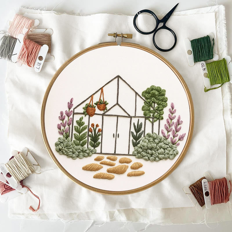 Rubbyoo Embroidery Kit - Beauty Greenhouse | Handmade Craft | Decorative Housewarming Gifts  - image 5