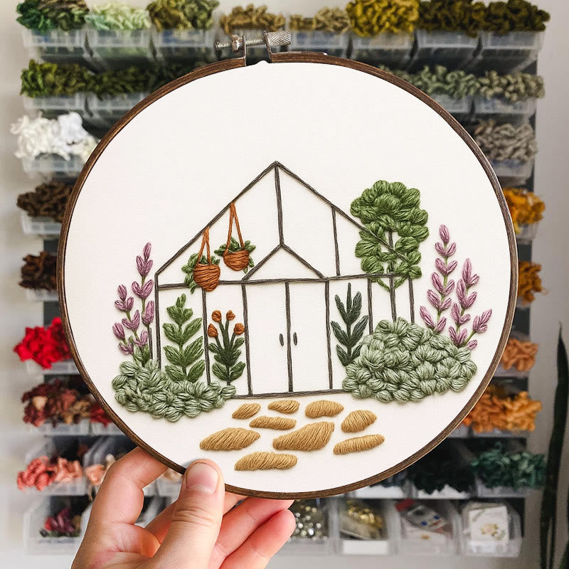 Rubbyoo Embroidery Kit - Beauty Greenhouse | Handmade Craft | Decorative Housewarming Gifts  - image 8