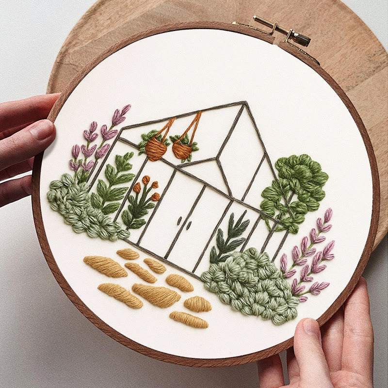 Rubbyoo Embroidery Kit - Beauty Greenhouse | Handmade Craft | Decorative Housewarming Gifts  - image 6