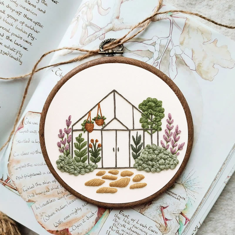 Rubbyoo Embroidery Kit - Beauty Greenhouse | Handmade Craft | Decorative Housewarming Gifts  - image 4