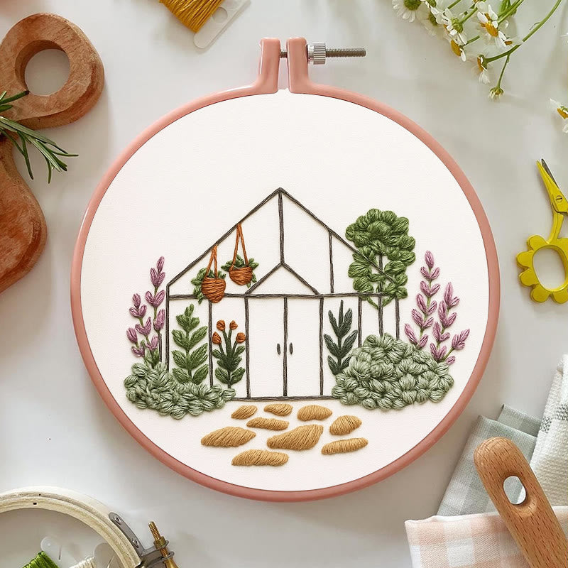 Rubbyoo Embroidery Kit - Beauty Greenhouse | Handmade Craft | Decorative Housewarming Gifts  - image 2